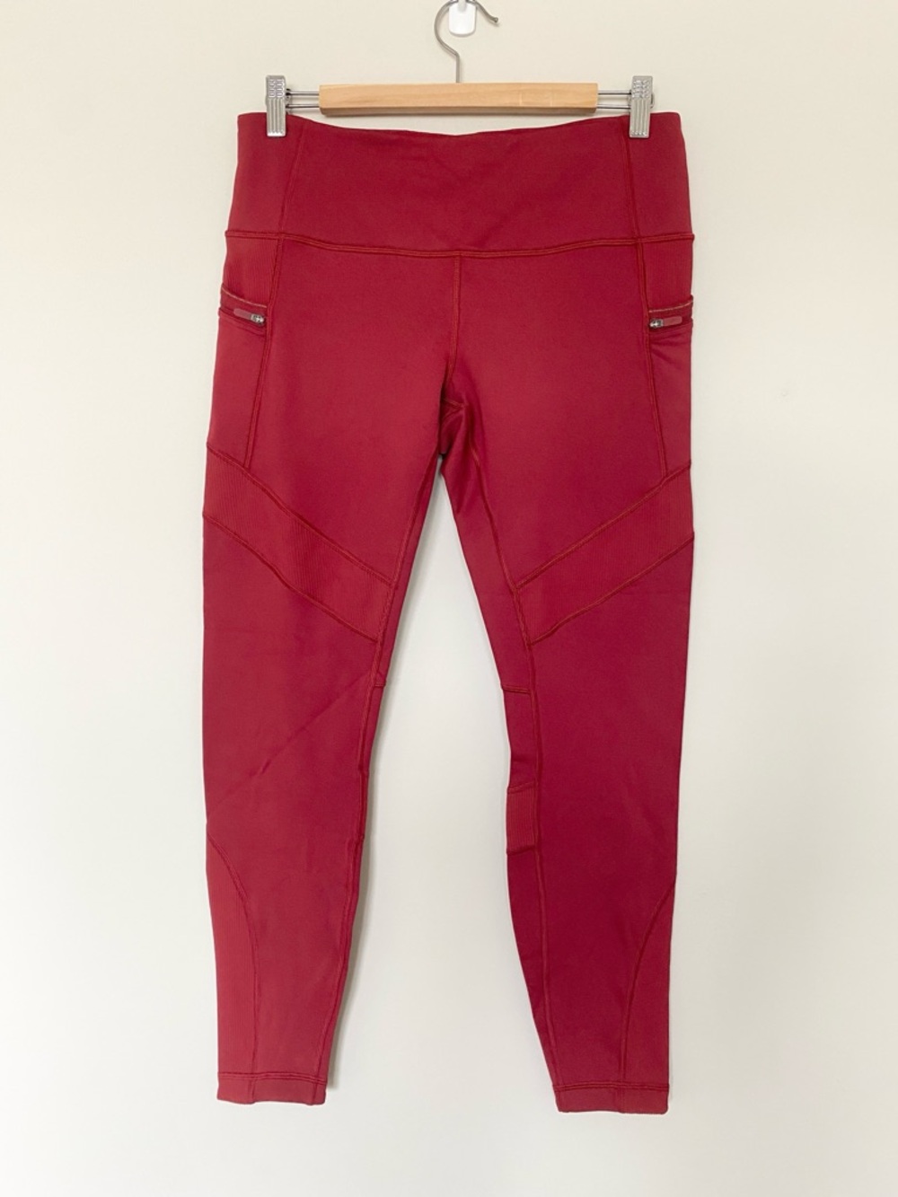 Lululemon Keep The Fleece Tight 28” in Dark Red Sz 10 - Picture 5 of 16